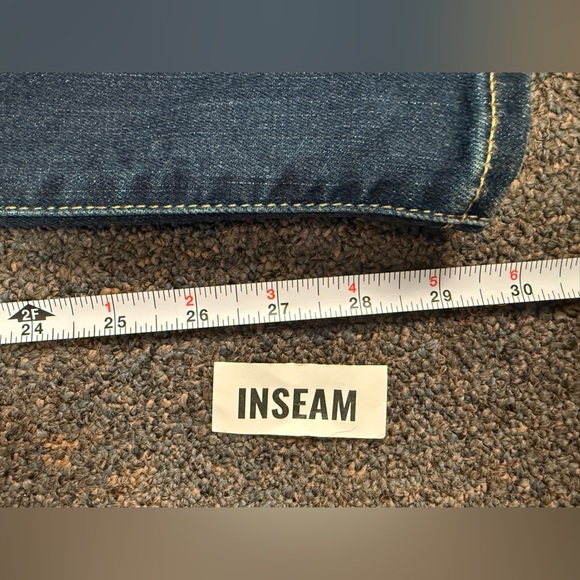 American Eagle Jeans Men 31x30 Straight Active Flex Dark Wash Denim Pants - Picture 7 of 8